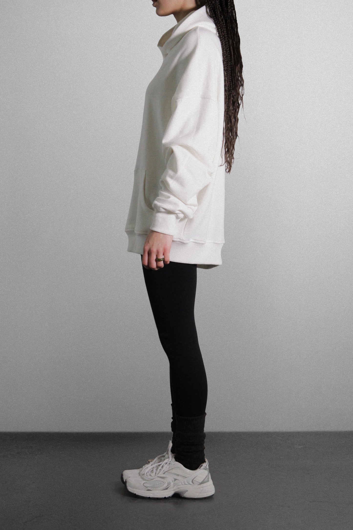 Oversized Cowl Neck Hoodie
