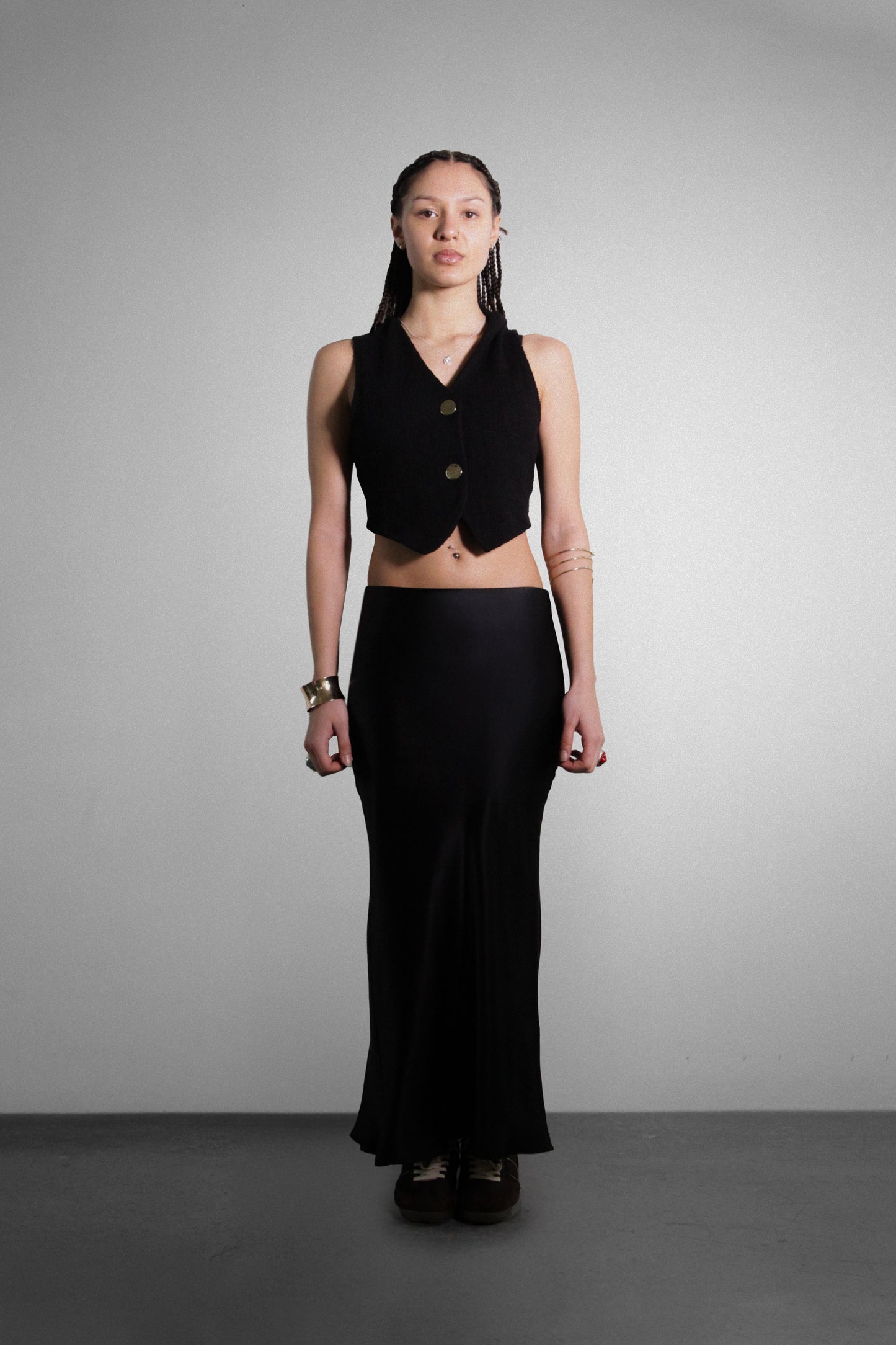 Satin Maxi Skirt